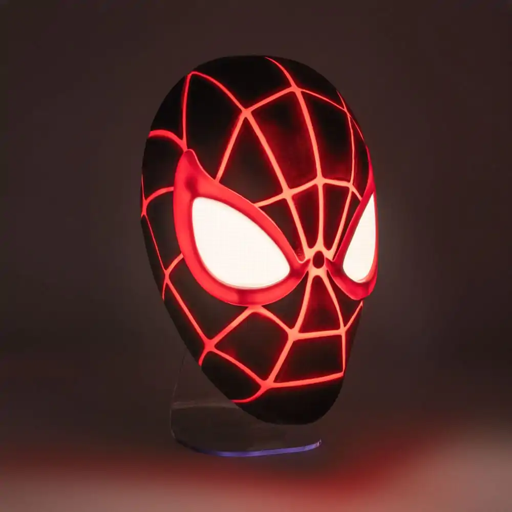 Spider-Man Miles Morales Mask 3D LED lámpa termékfotó