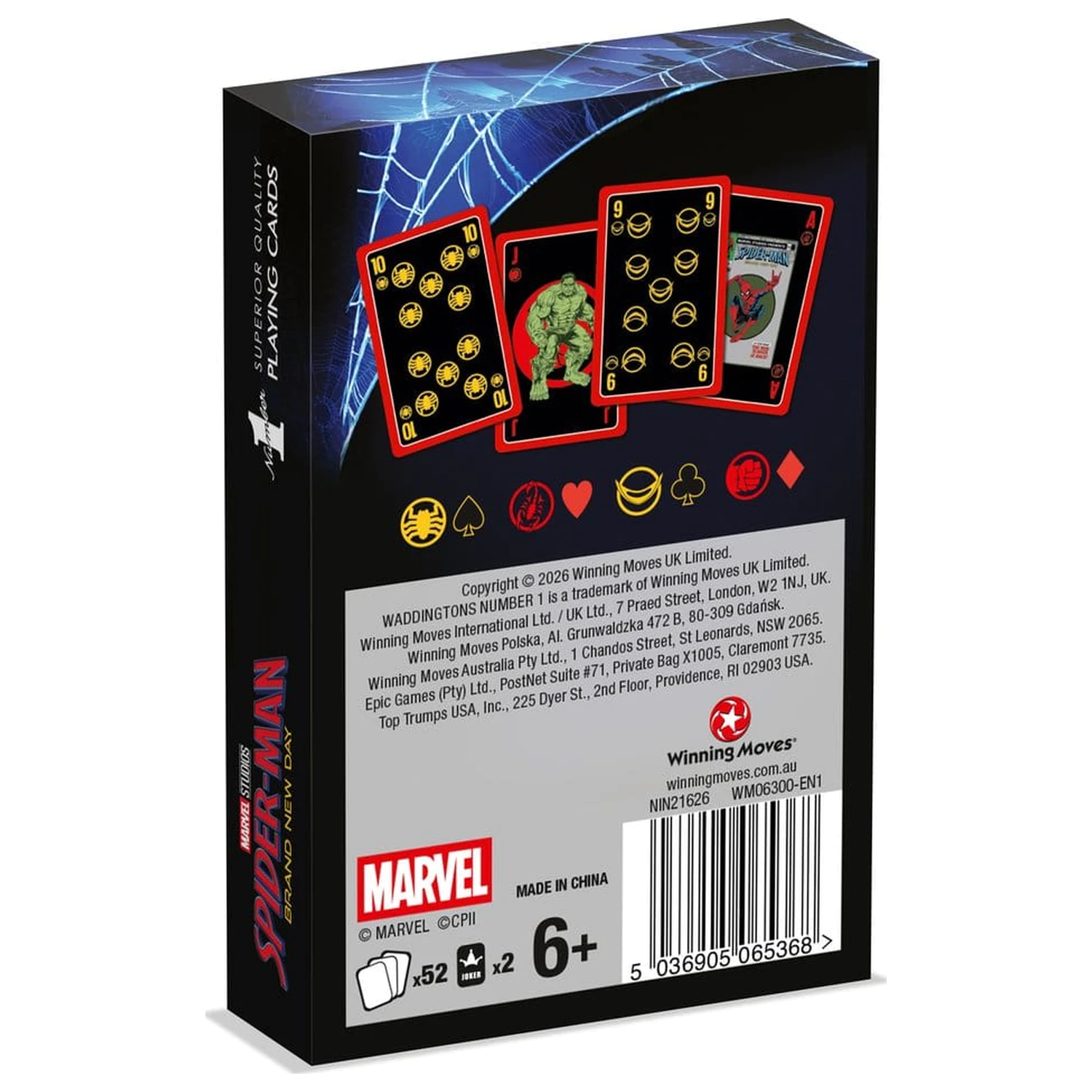 Spider-Man No.1 kártyajáték német nyelvű termékfotó