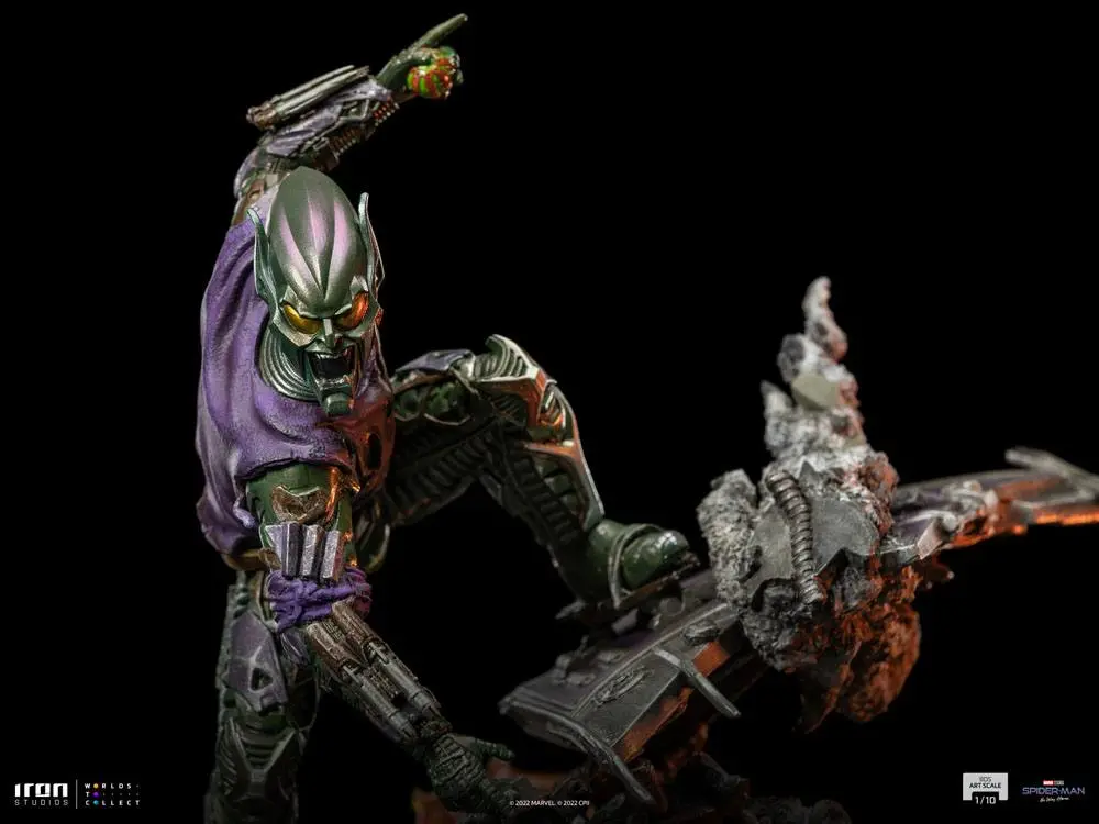 Spider-Man: No Way Home BDS Art Scale Deluxe 1/10 Green Goblin szobor figura 32 cm termékfotó