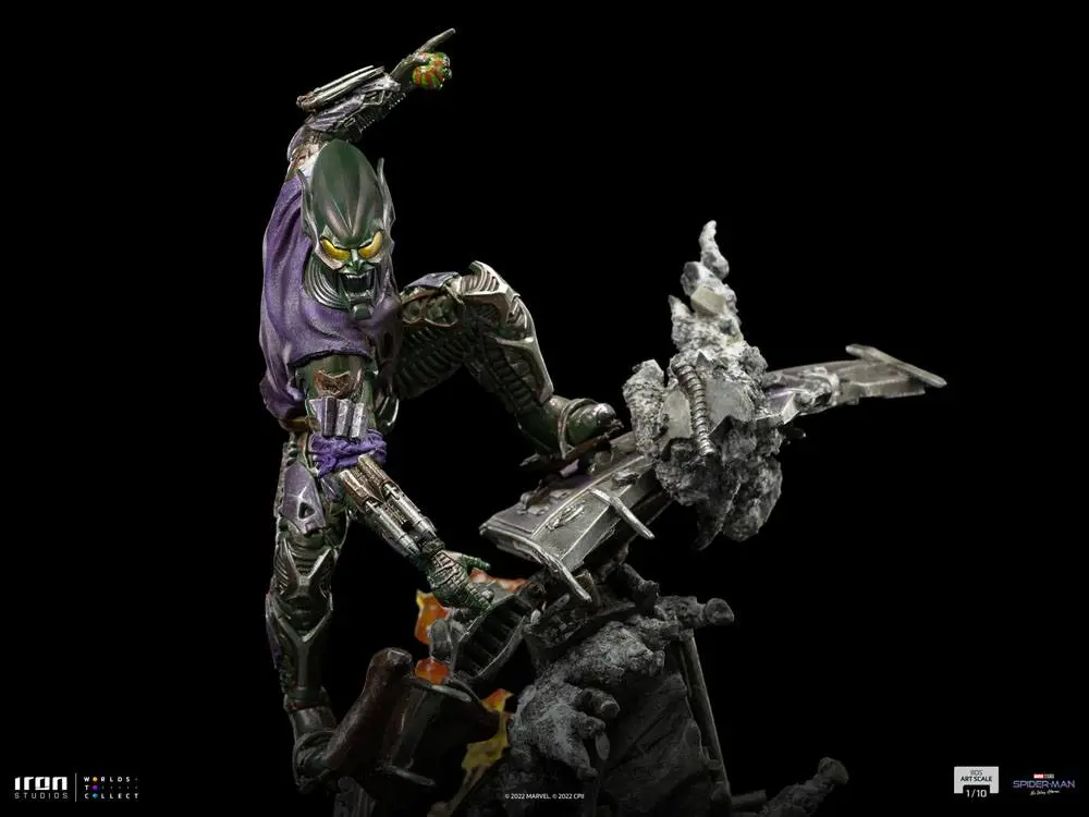 Spider-Man: No Way Home BDS Art Scale Deluxe 1/10 Green Goblin szobor figura 32 cm termékfotó