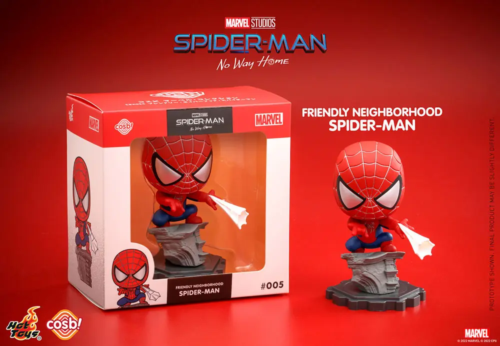 Spider-Man: No Way Home Cosbi Mini figura Friendly Neighborhood Spider-Man 8 cm termékfotó