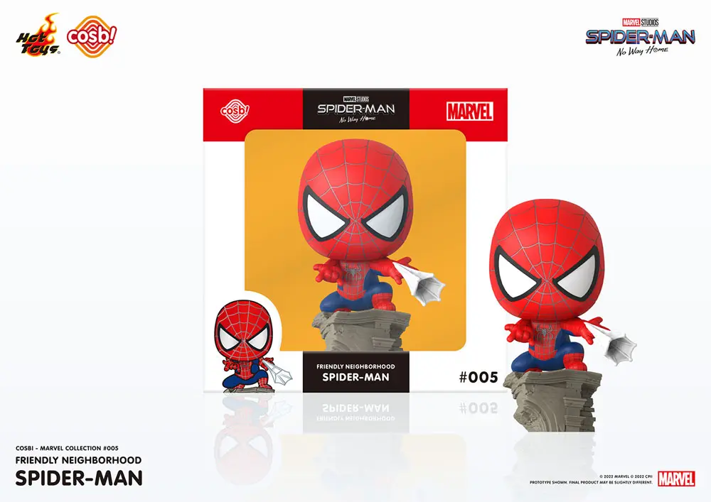 Spider-Man: No Way Home Cosbi Mini figura Friendly Neighborhood Spider-Man 8 cm termékfotó