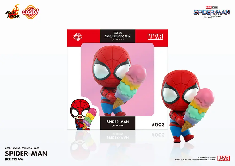 Spider-Man: No Way Home Cosbi Mini figura Spider-Man (Ice Cream) 8 cm termékfotó