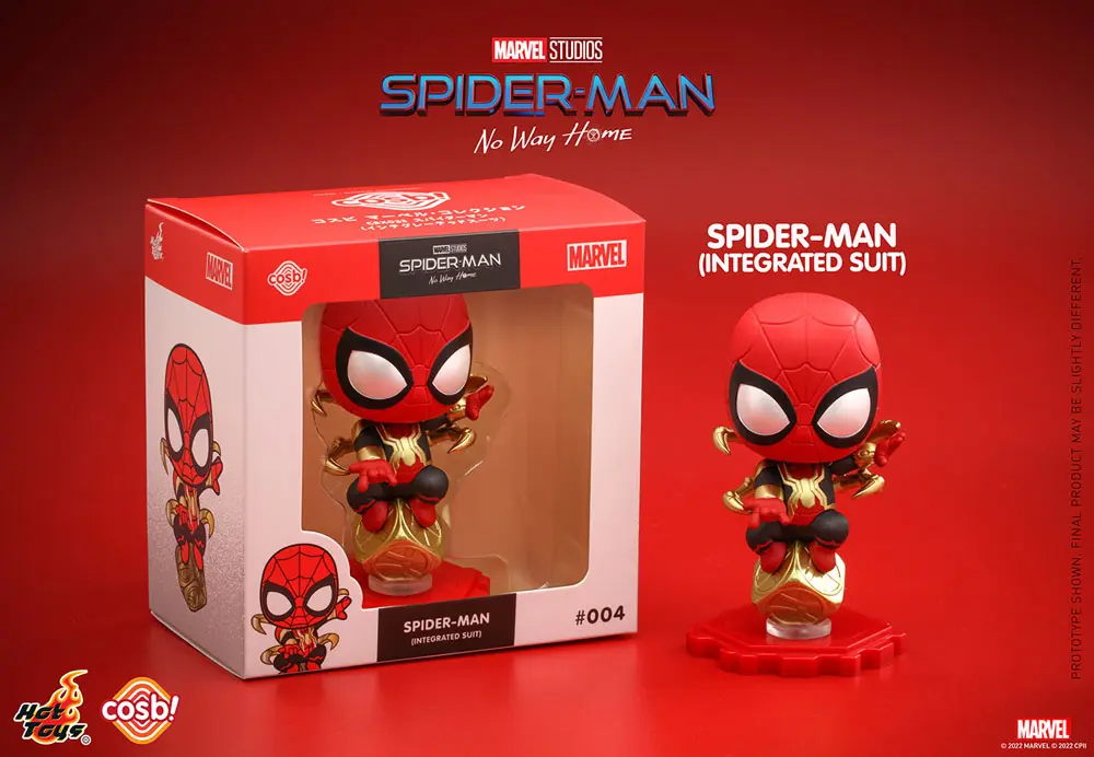 Spider-Man: No Way Home Cosbi Mini Figure Spider-Man (Integrated Suit) 8 cm termékfotó