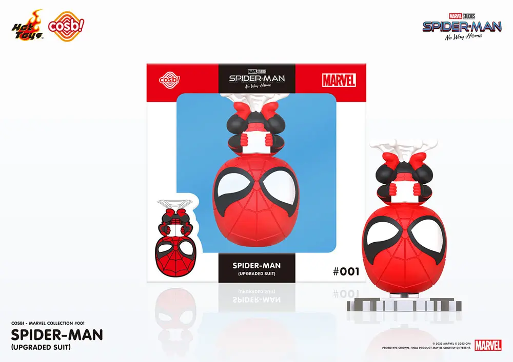 Spider-Man: No Way Home Cosbi Mini figura Spider-Man (Upgraded Suit) 8 cm termékfotó