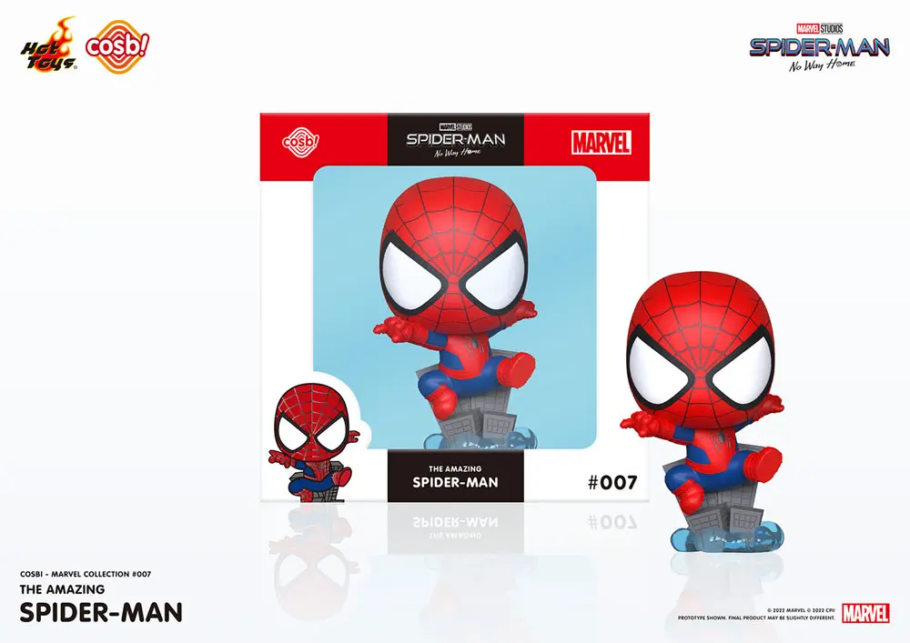 Spider-Man: No Way Home Cosbi Mini figura The Amazing Spider-Man 8 cm termékfotó