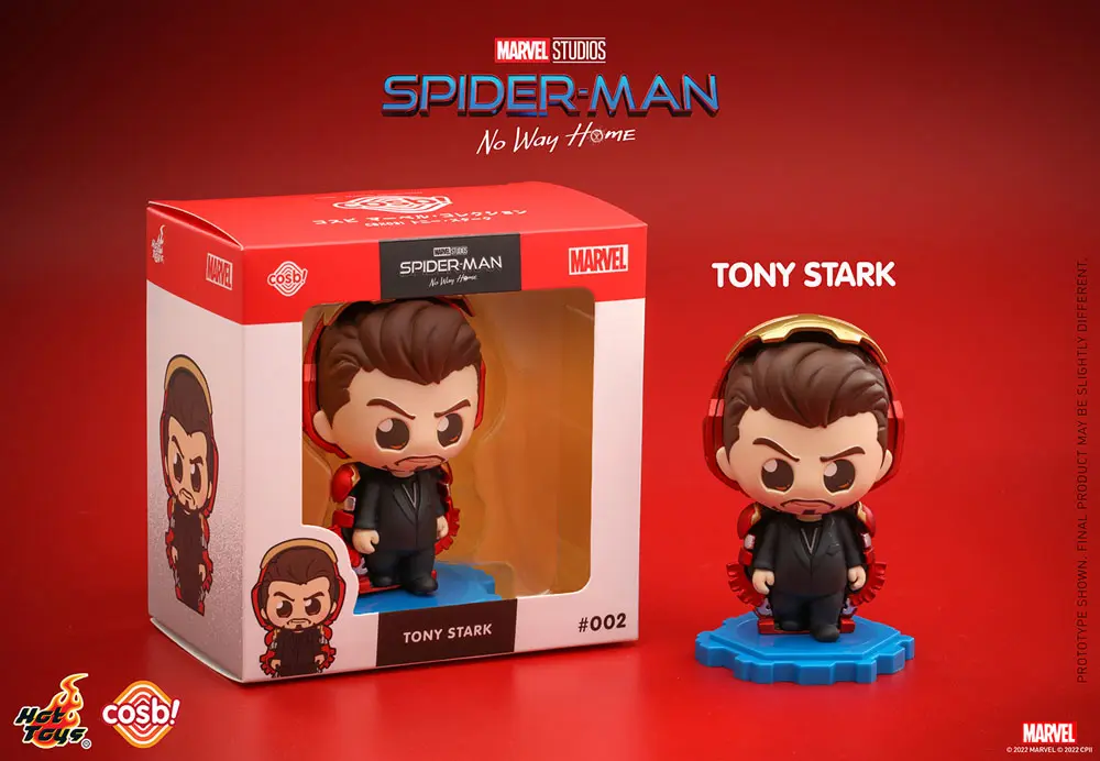 Spider-Man: No Way Home Cosbi Mini figura Tony Stark 8 cm termékfotó