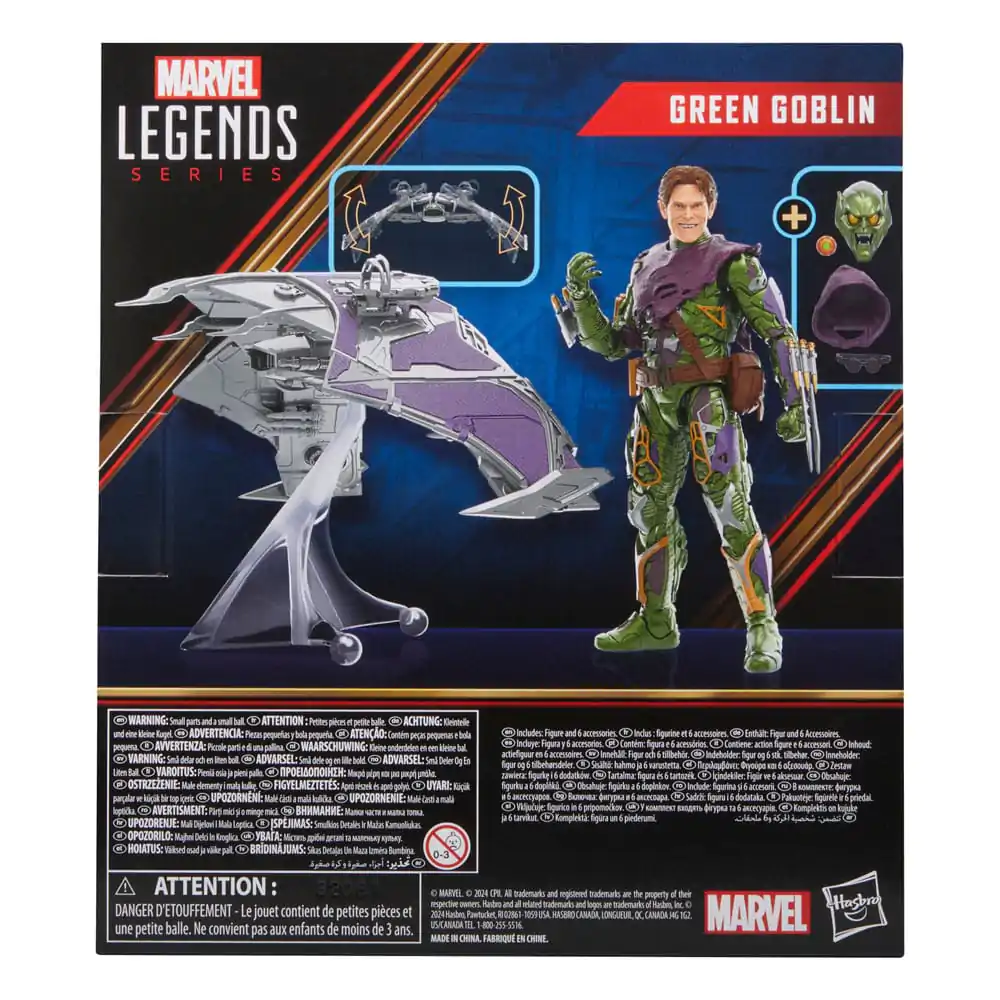 Spider-Man: No Way Home Marvel Legends Green Goblin akciófigura 15 cm termékfotó