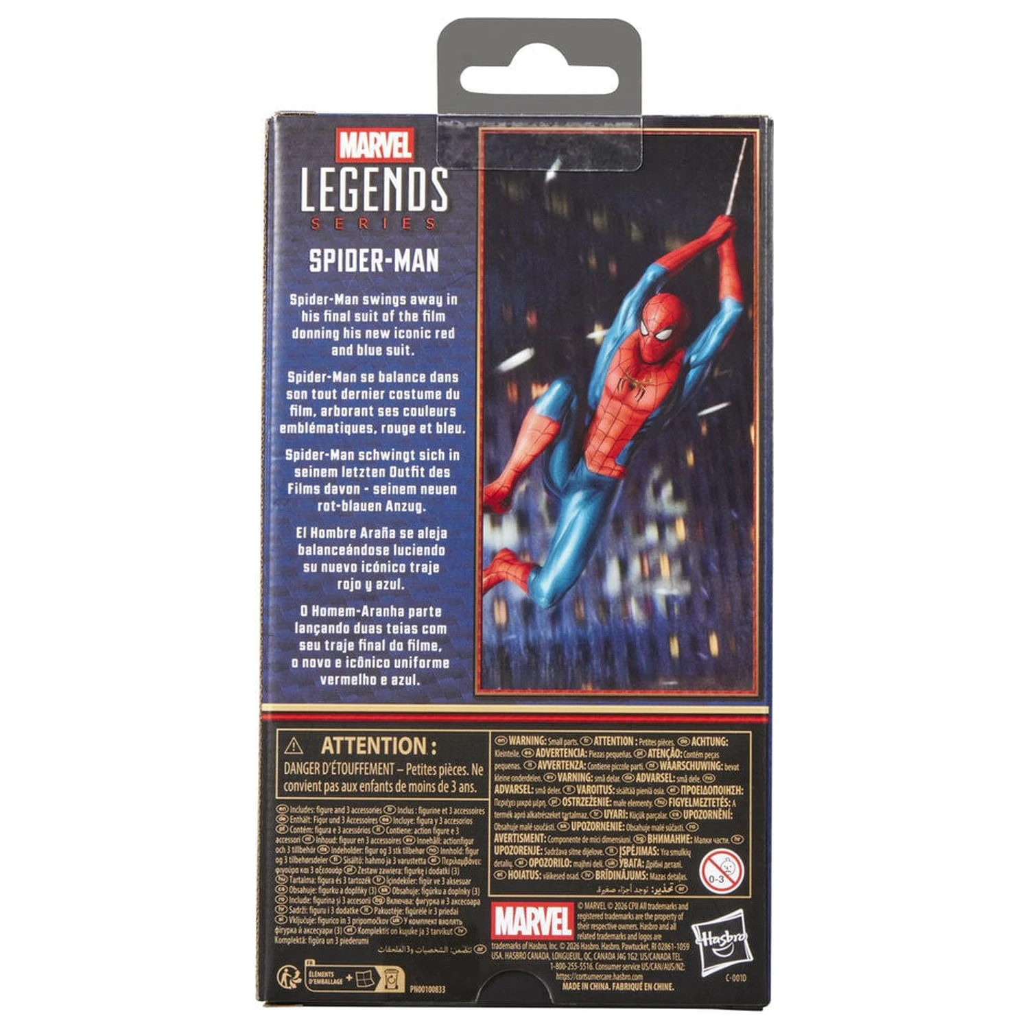 Spider-Man No Way Home Marvel Legends Series Spider-Man figura 15cm termékfotó