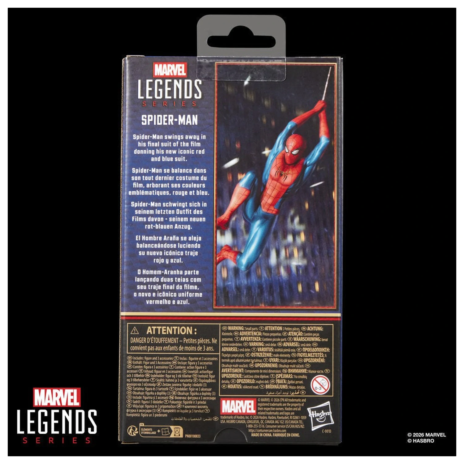 Spider-Man No Way Home Marvel Legends Series Spider-Man figura 15cm termékfotó