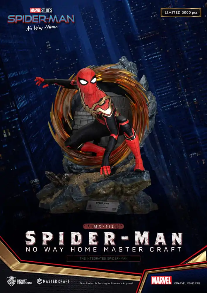 Spider-Man: No Way Home Master Craft The Integrated Spider-Man szobor figura 31 cm termékfotó