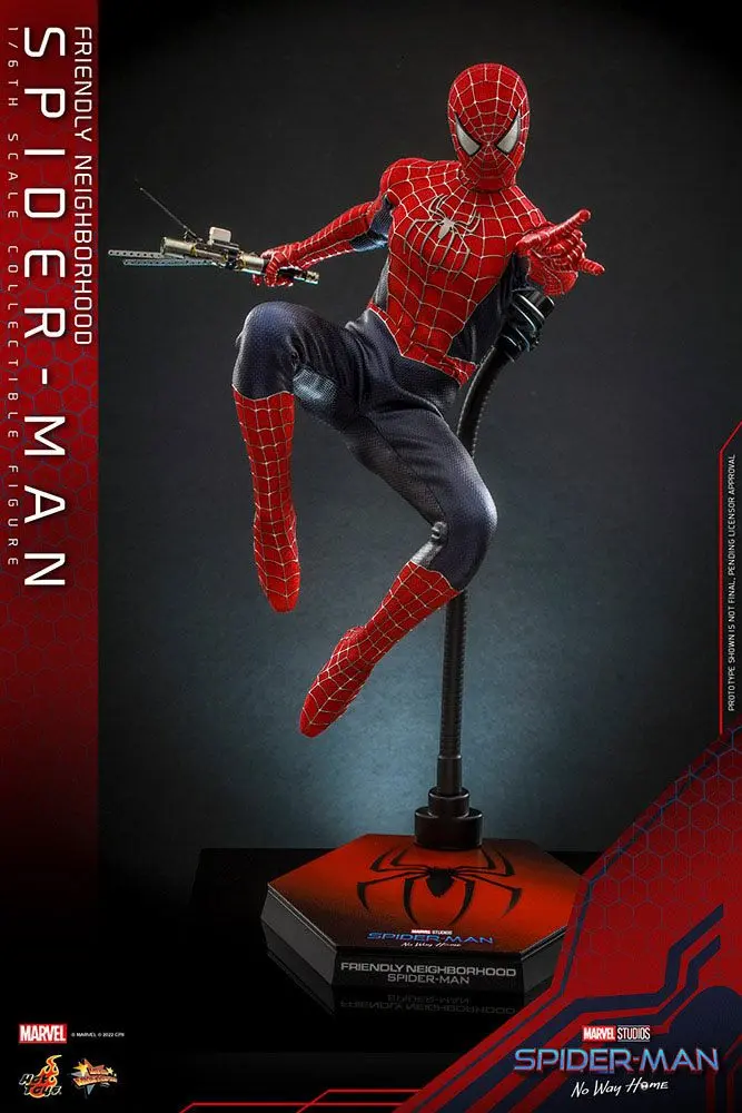 Spider-Man: No Way Home Movie Masterpiece 1/6 Friendly Neighborhood Spider-Man akciófigura 30 cm termékfotó