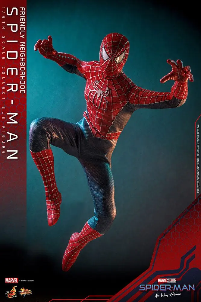 Spider-Man: No Way Home Movie Masterpiece 1/6 Friendly Neighborhood Spider-Man akciófigura 30 cm termékfotó