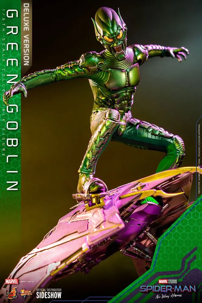 Spider-Man: No Way Home Movie Masterpiece 1/6 Green Goblin (Deluxe Version) akciófigura 30 cm termékfotó