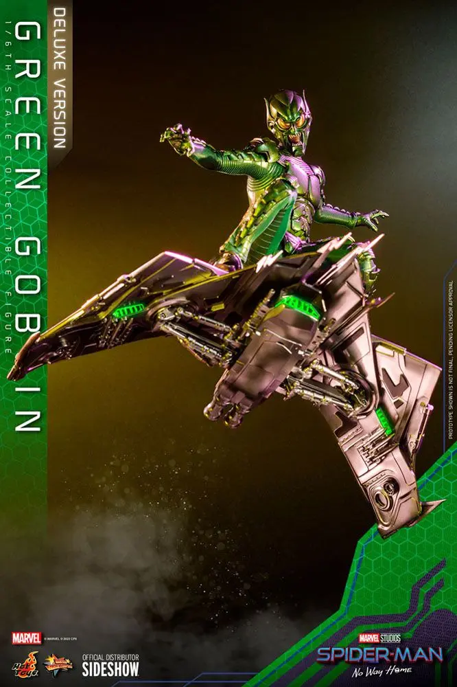 Spider-Man: No Way Home Movie Masterpiece 1/6 Green Goblin (Deluxe Version) akciófigura 30 cm termékfotó