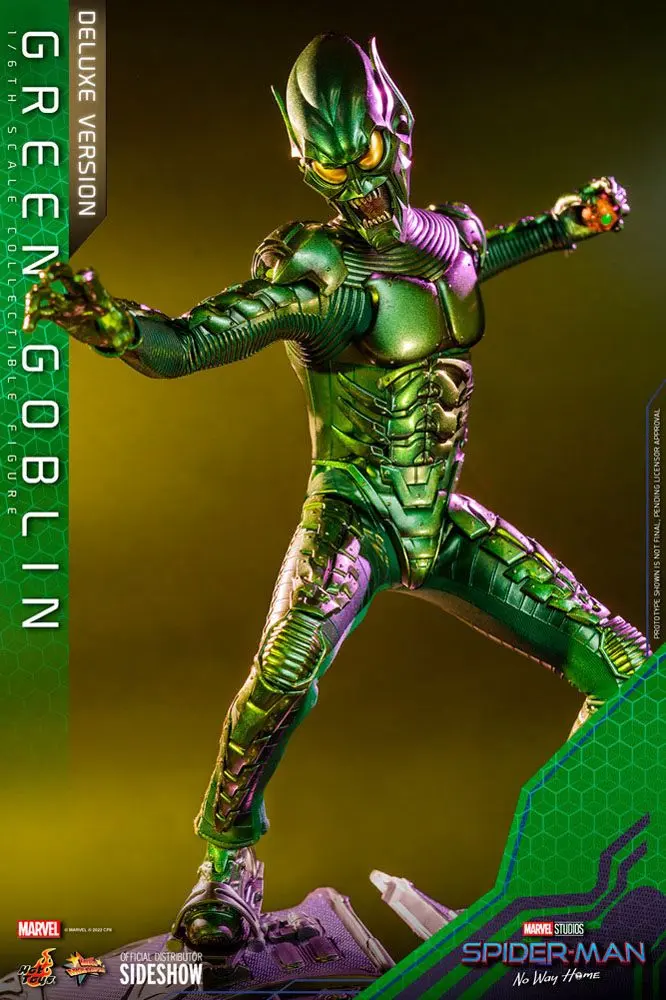 Spider-Man: No Way Home Movie Masterpiece 1/6 Green Goblin (Deluxe Version) akciófigura 30 cm termékfotó