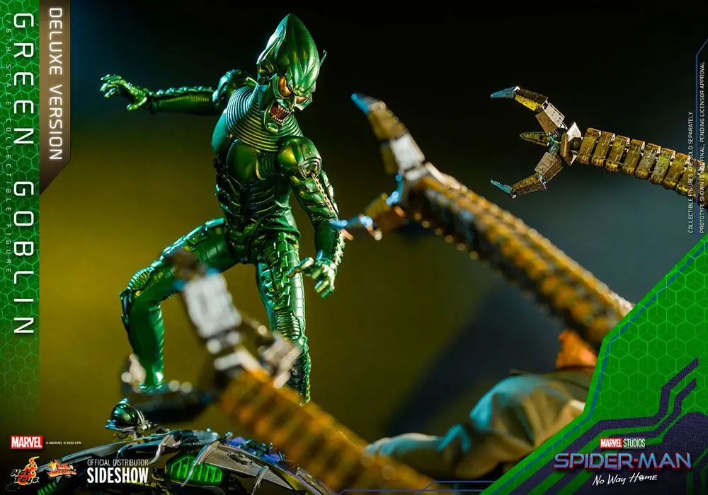 Spider-Man: No Way Home Movie Masterpiece 1/6 Green Goblin (Deluxe Version) akciófigura 30 cm termékfotó