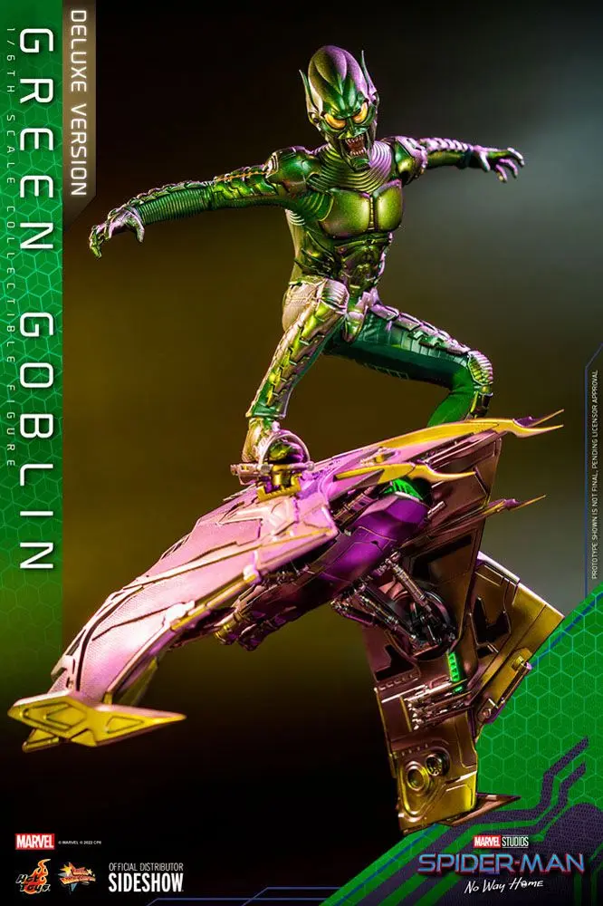 Spider-Man: No Way Home Movie Masterpiece 1/6 Green Goblin (Deluxe Version) akciófigura 30 cm termékfotó