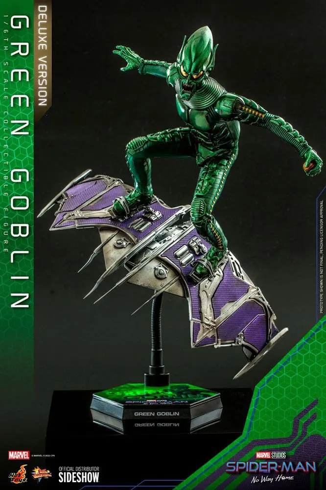 Spider-Man: No Way Home Movie Masterpiece 1/6 Green Goblin (Deluxe Version) akciófigura 30 cm termékfotó