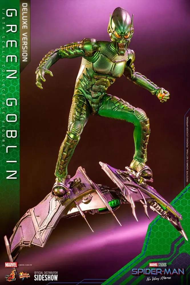 Spider-Man: No Way Home Movie Masterpiece 1/6 Green Goblin (Deluxe Version) akciófigura 30 cm termékfotó