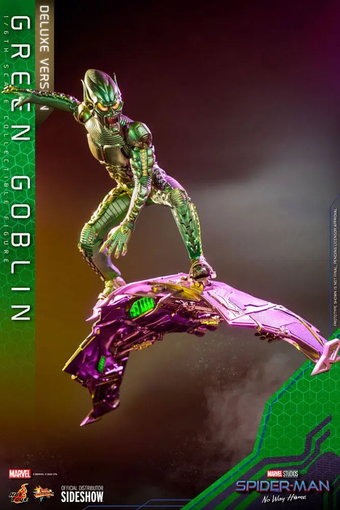 Spider-Man: No Way Home Movie Masterpiece 1/6 Green Goblin (Deluxe Version) akciófigura 30 cm termékfotó