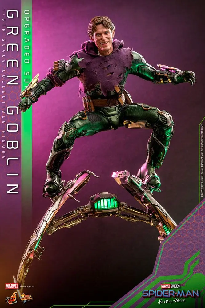 Spider-Man: No Way Home Movie Masterpiece 1/6 Green Goblin (Upgraded Suit) akciófigura 30 cm termékfotó