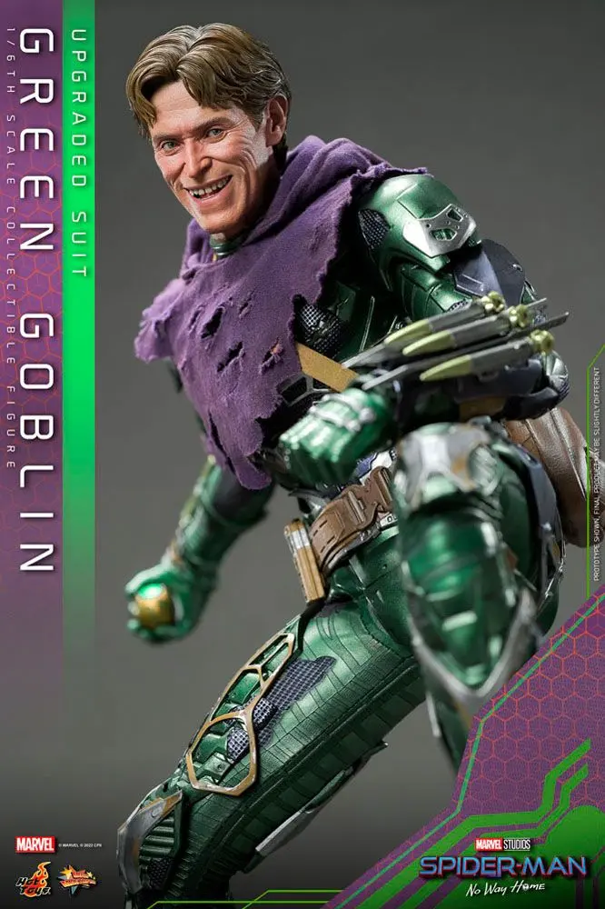 Spider-Man: No Way Home Movie Masterpiece 1/6 Green Goblin (Upgraded Suit) akciófigura 30 cm termékfotó