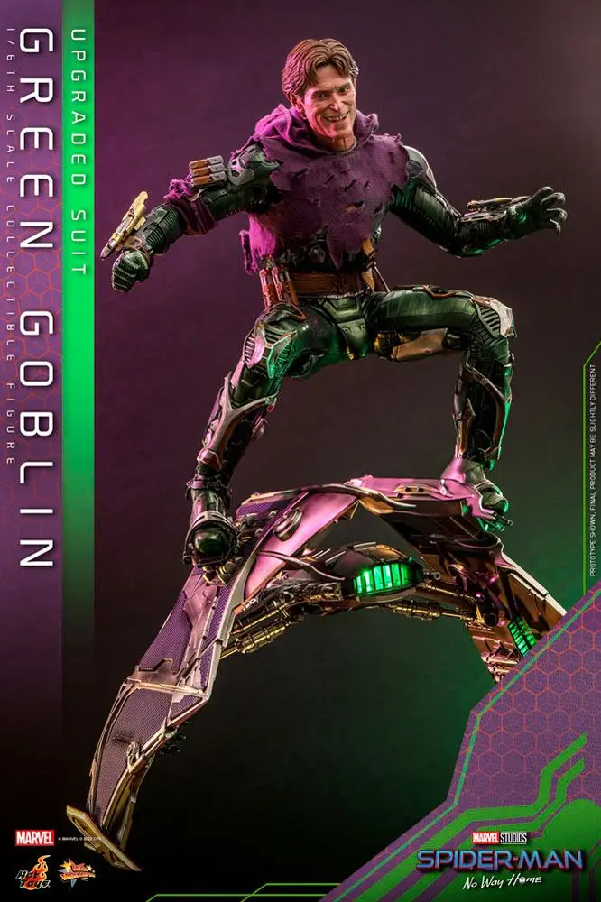 Spider-Man: No Way Home Movie Masterpiece 1/6 Green Goblin (Upgraded Suit) akciófigura 30 cm termékfotó