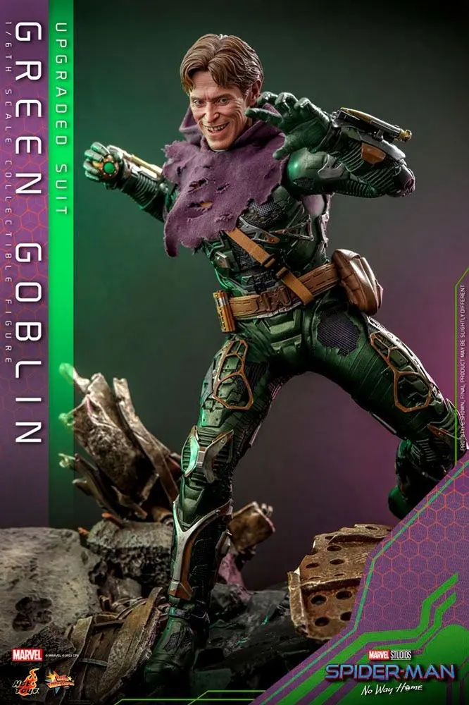 Spider-Man: No Way Home Movie Masterpiece 1/6 Green Goblin (Upgraded Suit) akciófigura 30 cm termékfotó