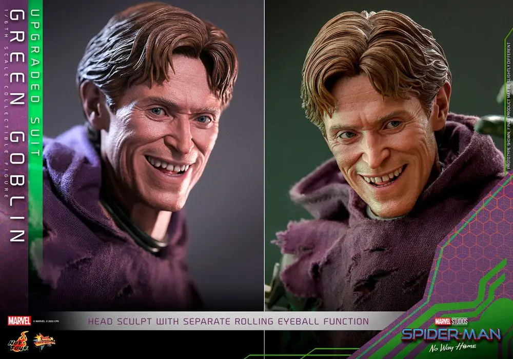 Spider-Man: No Way Home Movie Masterpiece 1/6 Green Goblin (Upgraded Suit) akciófigura 30 cm termékfotó