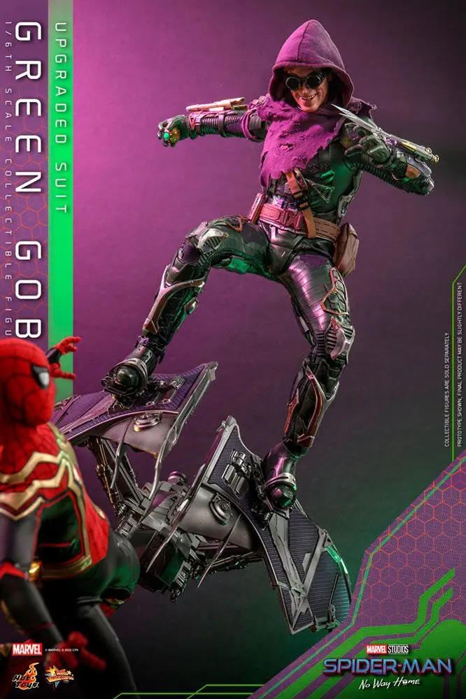 Spider-Man: No Way Home Movie Masterpiece 1/6 Green Goblin (Upgraded Suit) akciófigura 30 cm termékfotó