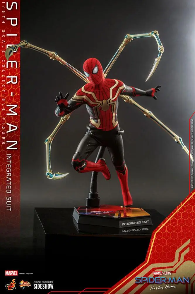 Spider-Man: No Way Home Movie Masterpiece 1/6 Spider-Man (Integrated Suit) akciófigura 29 cm termékfotó