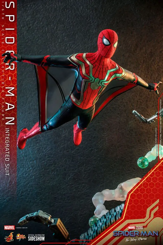 Spider-Man: No Way Home Movie Masterpiece 1/6 Spider-Man (Integrated Suit) akciófigura 29 cm termékfotó