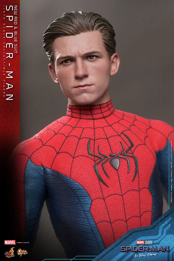 Spider-Man: No Way Home Movie Masterpiece 1/6 Spider-Man (New Red and Blue Suit) akciófigura 28 cm termékfotó