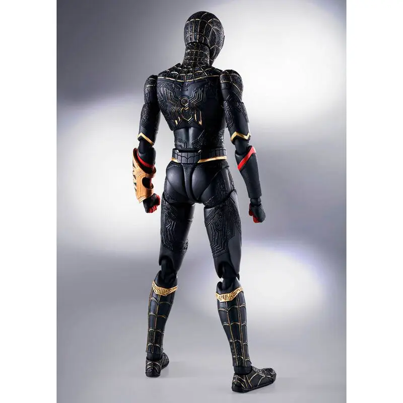 Marvel Spiderman Black and Gold Special Set S.H. Figuarts figura 15cm termékfotó