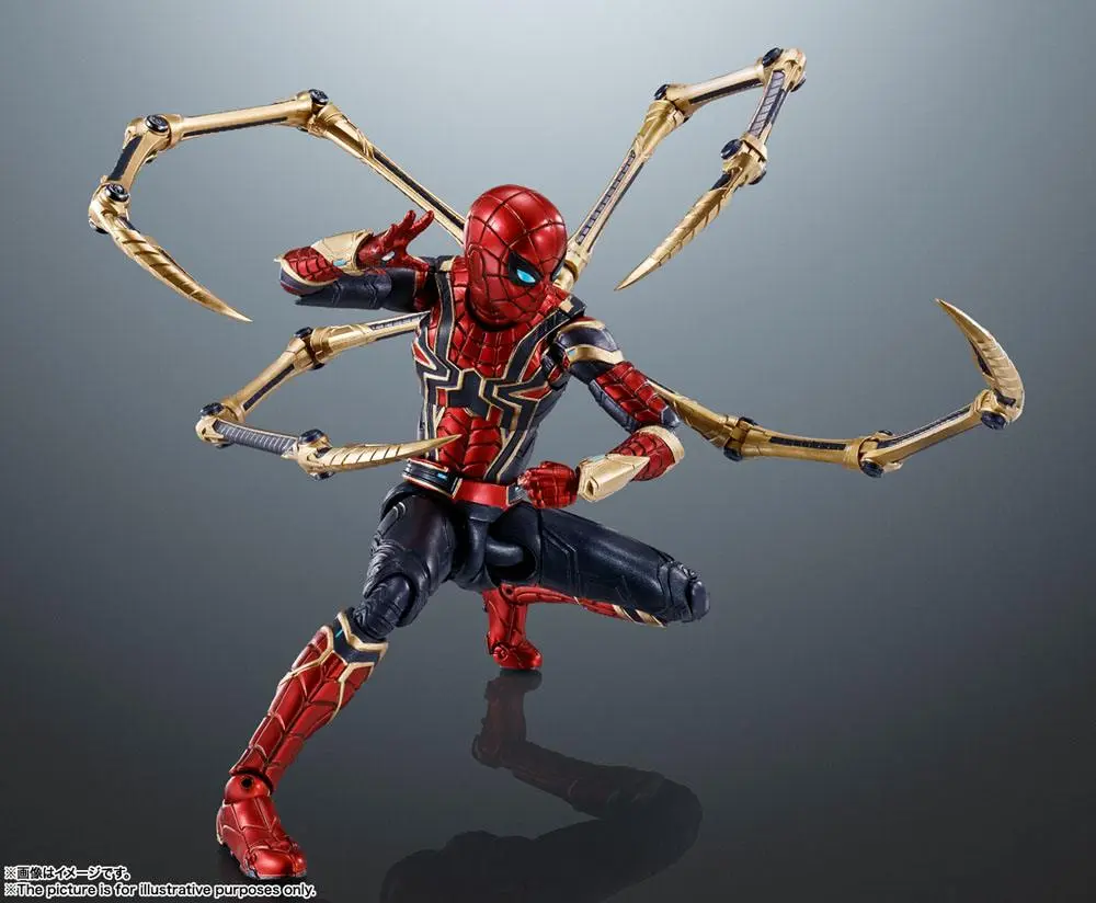 Spider-Man: No Way Home S.H. Figuarts Iron Spider-Man akciófigura 15 cm termékfotó