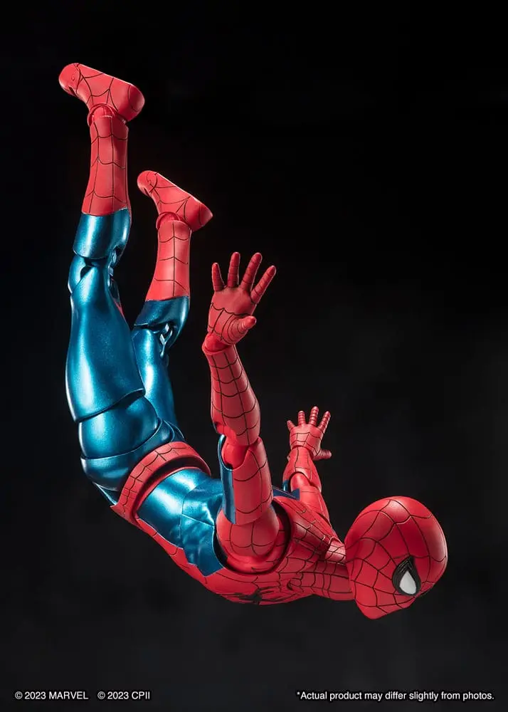 Spider-Man: No Way Home S.H. Figuarts Spider-Man (New piros &amp; Blue Suit) akciófigura 15 cm termékfotó