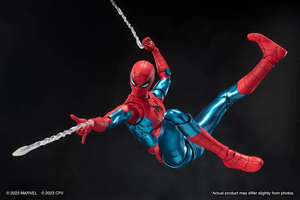 Spider-Man: No Way Home S.H. Figuarts Spider-Man (New piros &amp; Blue Suit) akciófigura 15 cm termékfotó