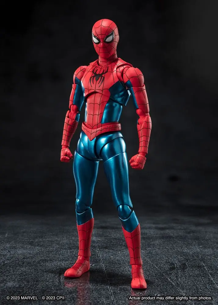 Spider-Man: No Way Home S.H. Figuarts Spider-Man (New piros &amp; Blue Suit) akciófigura 15 cm termékfotó