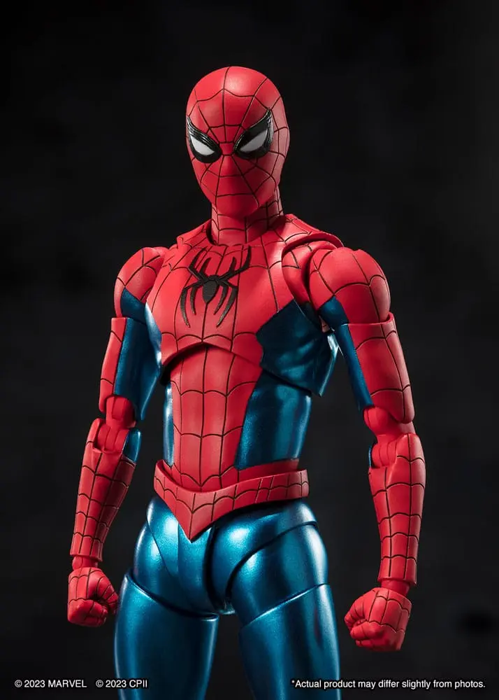 Spider-Man: No Way Home S.H. Figuarts Spider-Man (New piros &amp; Blue Suit) akciófigura 15 cm termékfotó