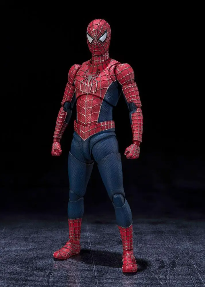 Spider-Man: No Way Home S.H. Figuarts The Friendly Neighborhood Spider-Man akciófigura 15 cm termékfotó
