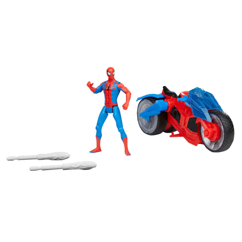 Marvel Spiderman Spiderman + Fahrzeug Figur termékfotó