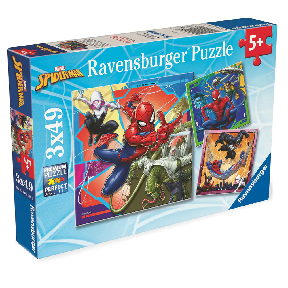 Spider-Man puzzle 3x39db-os termékfotó