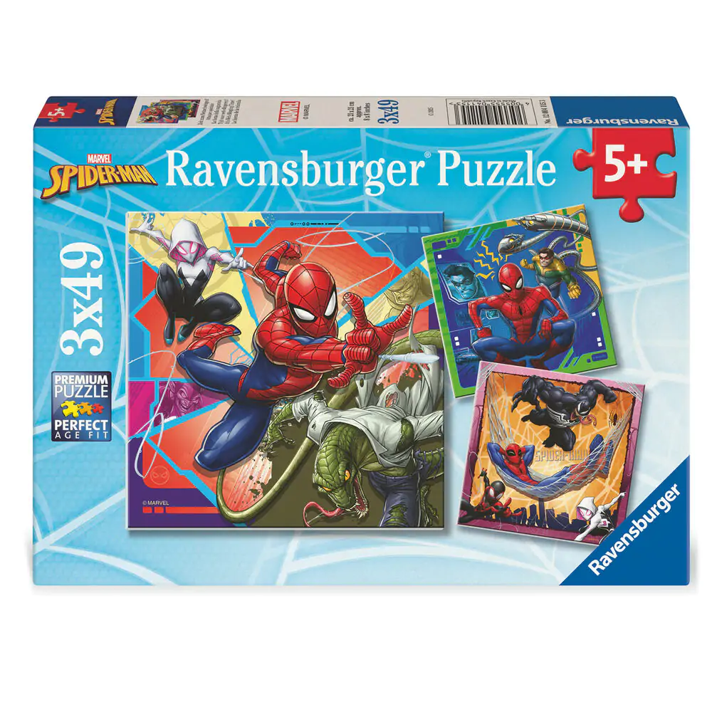 Spider-Man puzzle 3x39db-os termékfotó