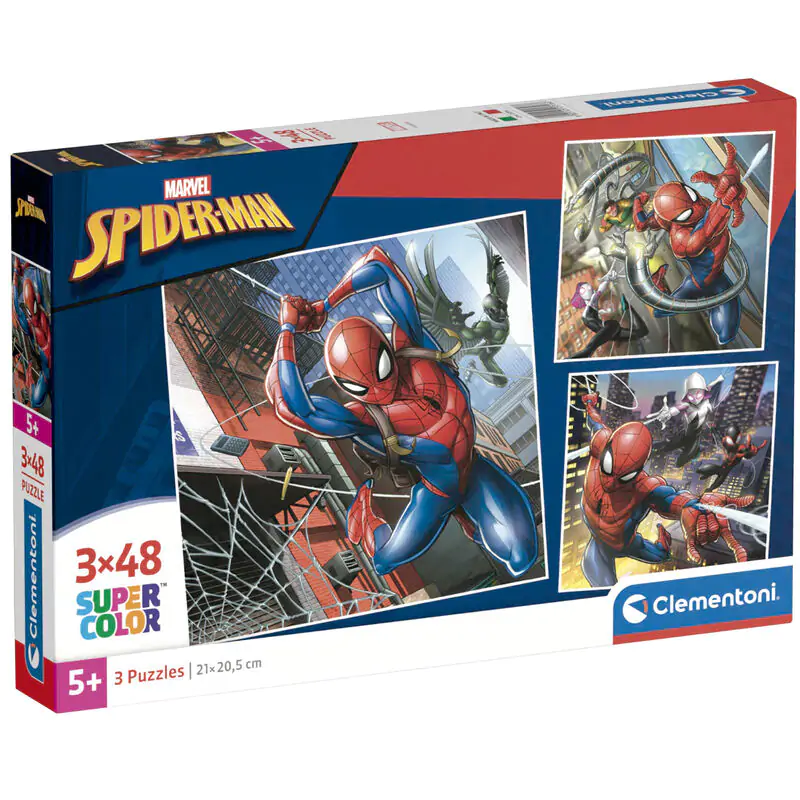 Spider-Man puzzle 3x48db-os termékfotó