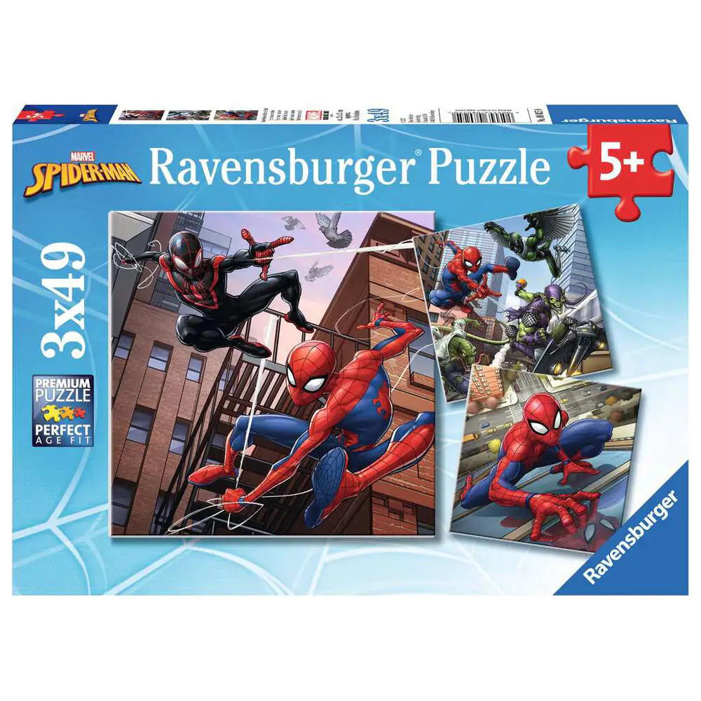 Spider-Man puzzle 3x49db-os termékfotó