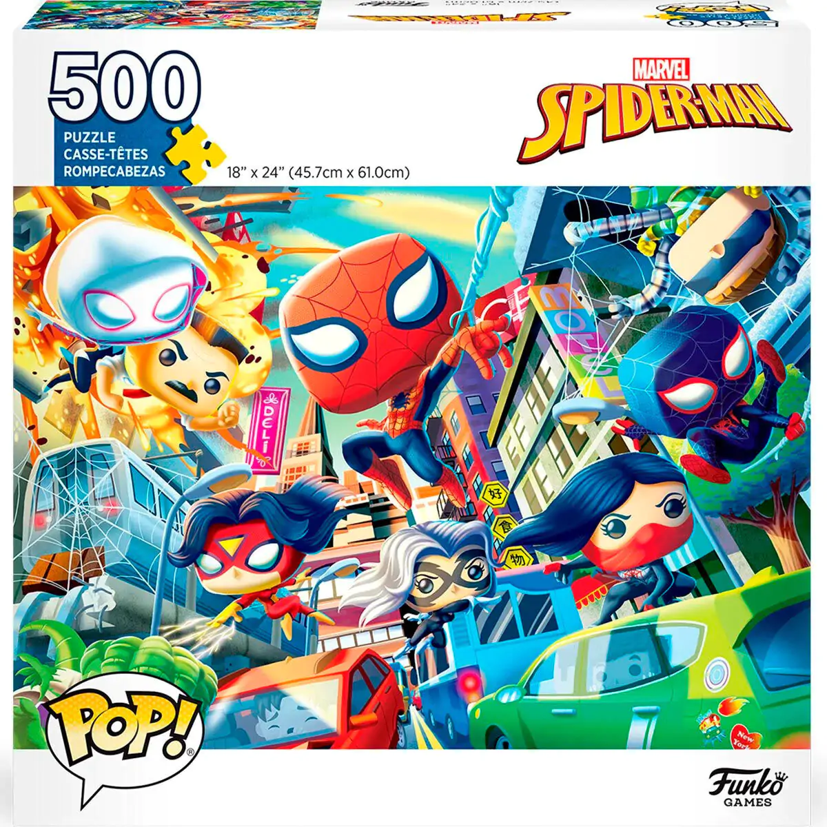 Spider-Man puzzle 500db-os termékfotó