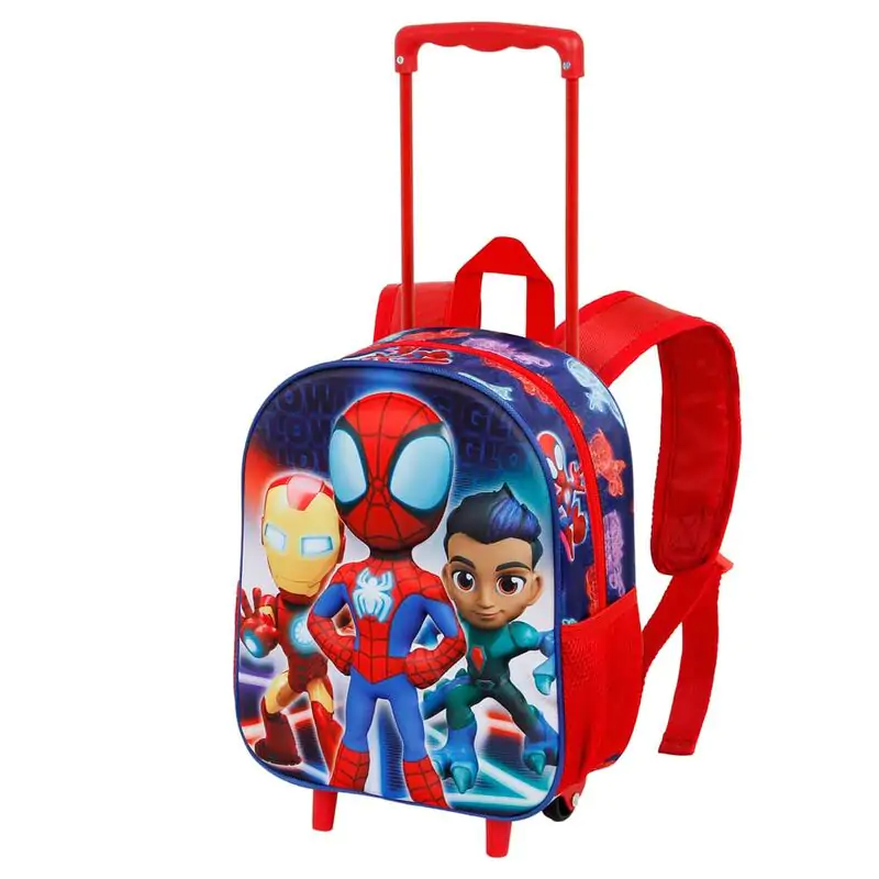 Spider-Man Spidey Glow 3D gurulós táska 34cm termékfotó
