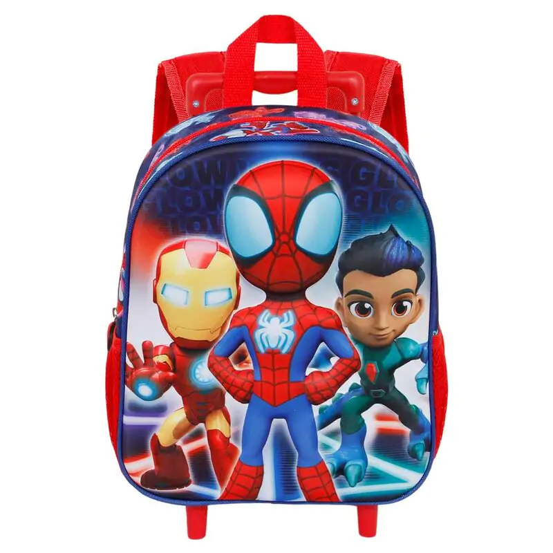Spider-Man Spidey Glow 3D gurulós táska 34cm termékfotó