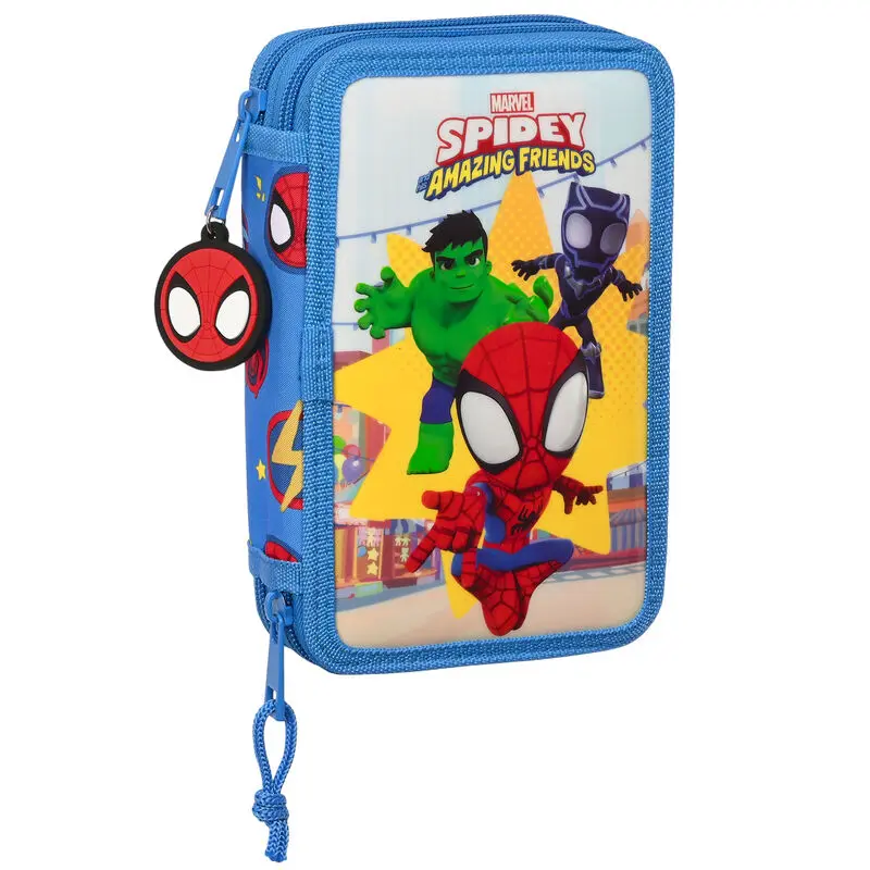 Spider-Man Spidey Team Up töltött dupla tolltartó 28db-os termékfotó